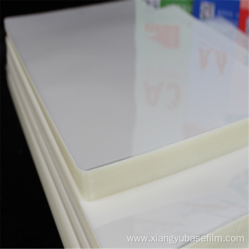 Durable Transparent Photo Card Lamination Base Film